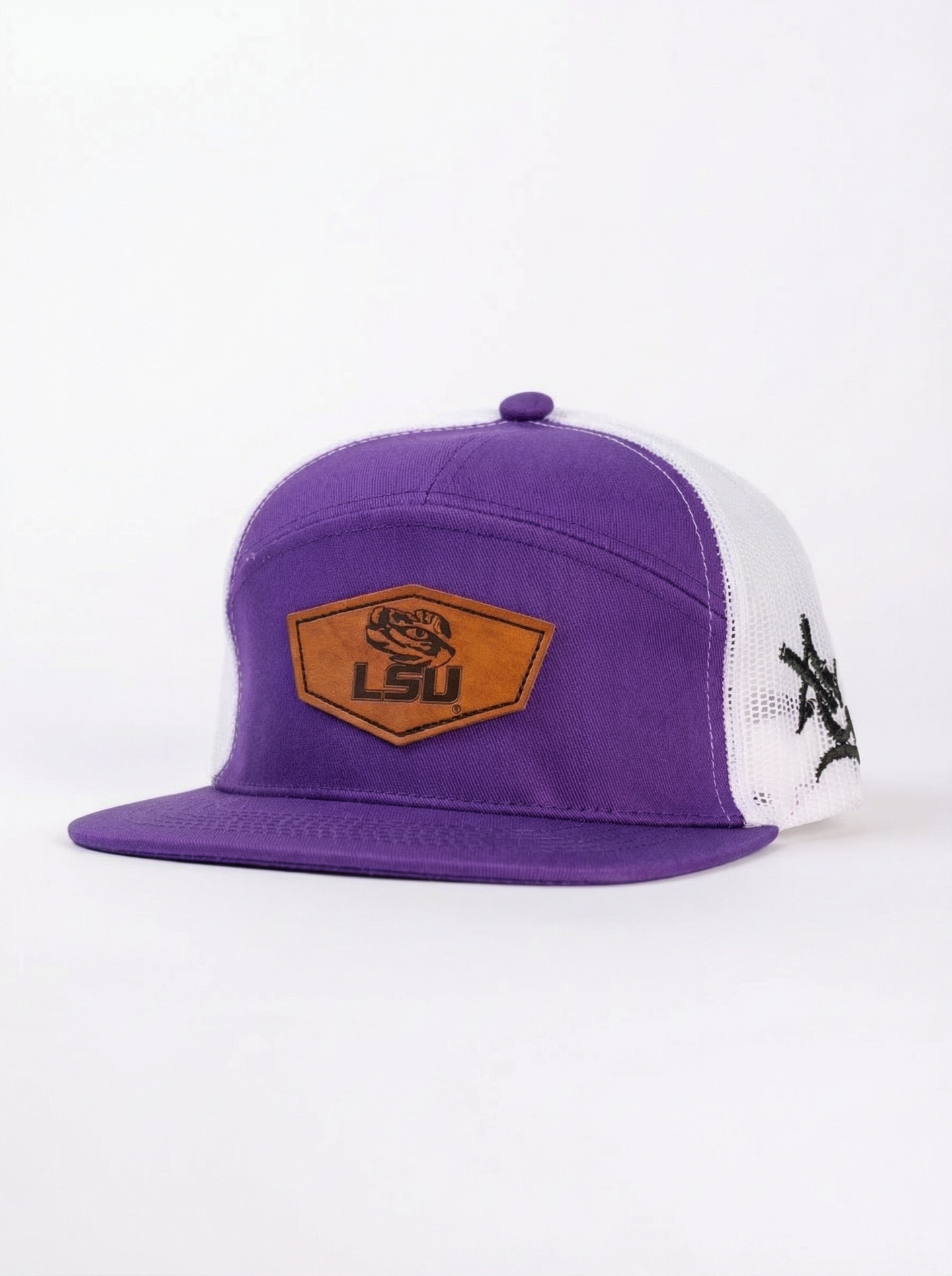 LSU Tigers Unisex | "Purple LSU Leather Patch" Hat