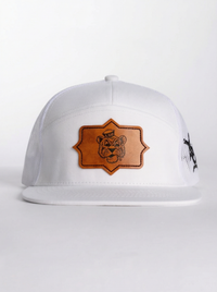 LSU Tigers Unisex | "White LSU Leather Patch" Hat