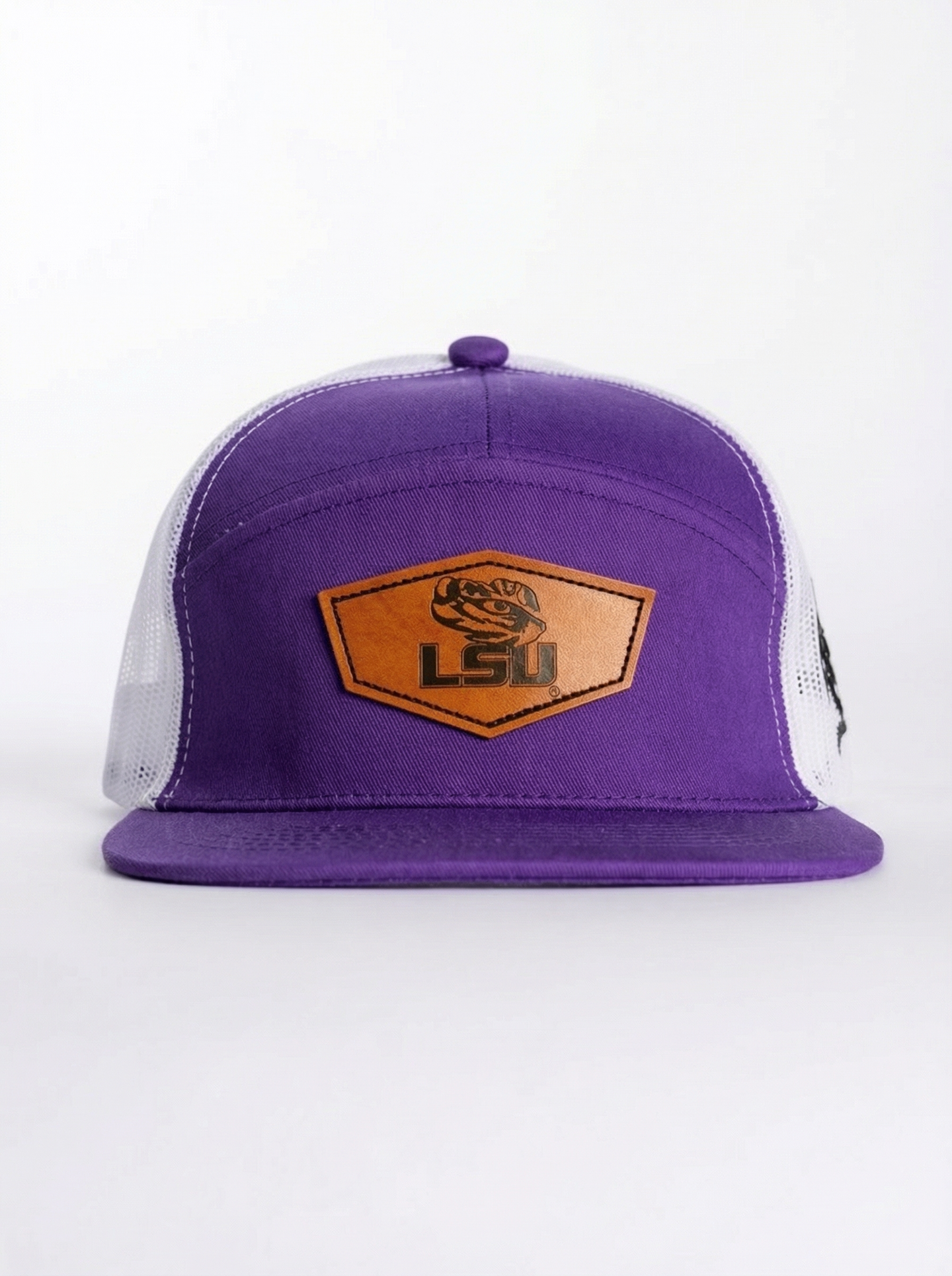 LSU Tigers Unisex | "Purple LSU Leather Patch" Hat