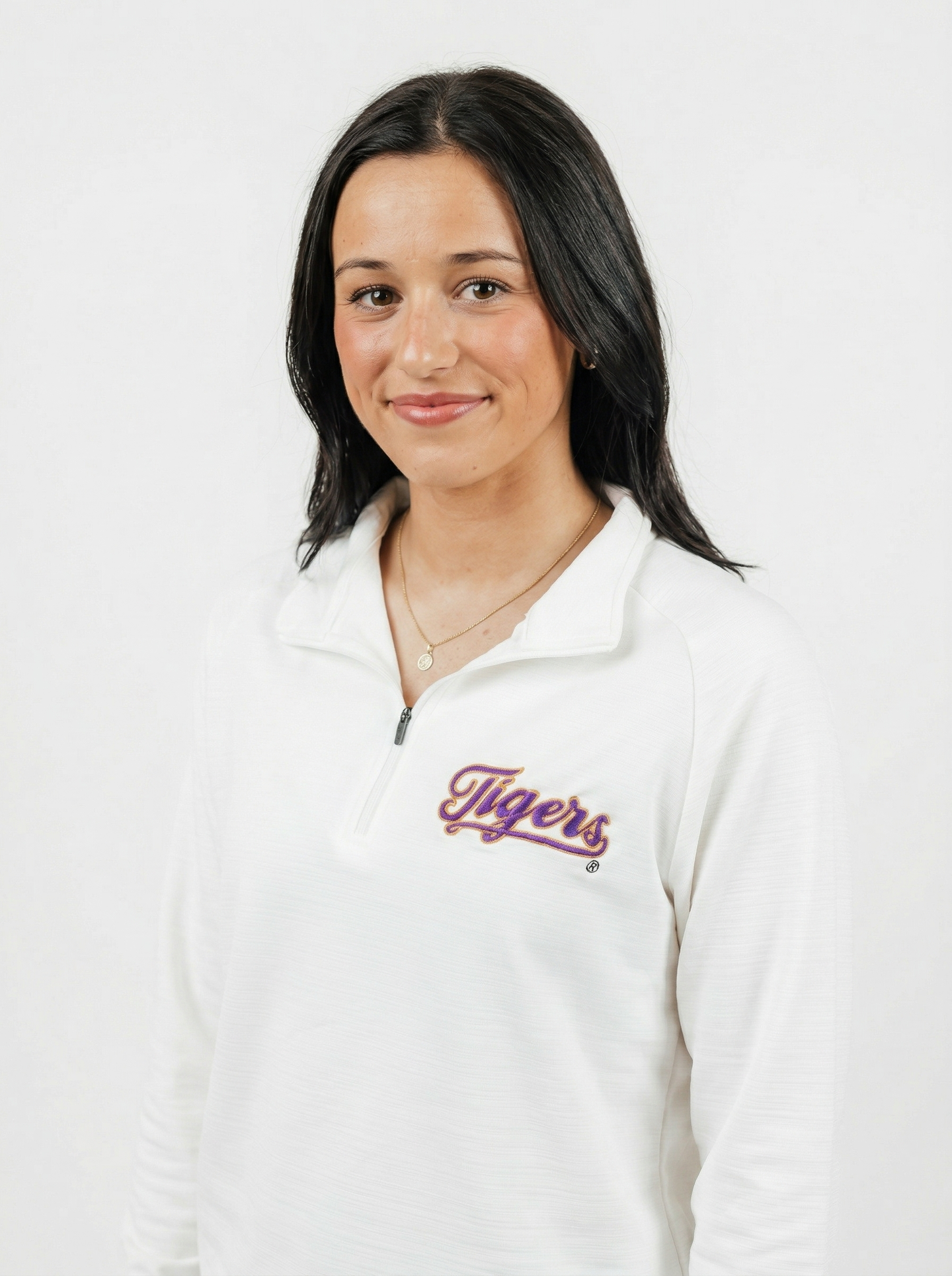 LSU Tigers Women's | "Tigers Script" 1/4 Zip