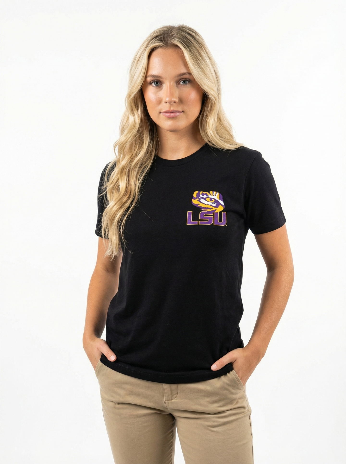 LSU Tigers Women's | "Saturday Night In Baton Rouge" Black T-Shirt