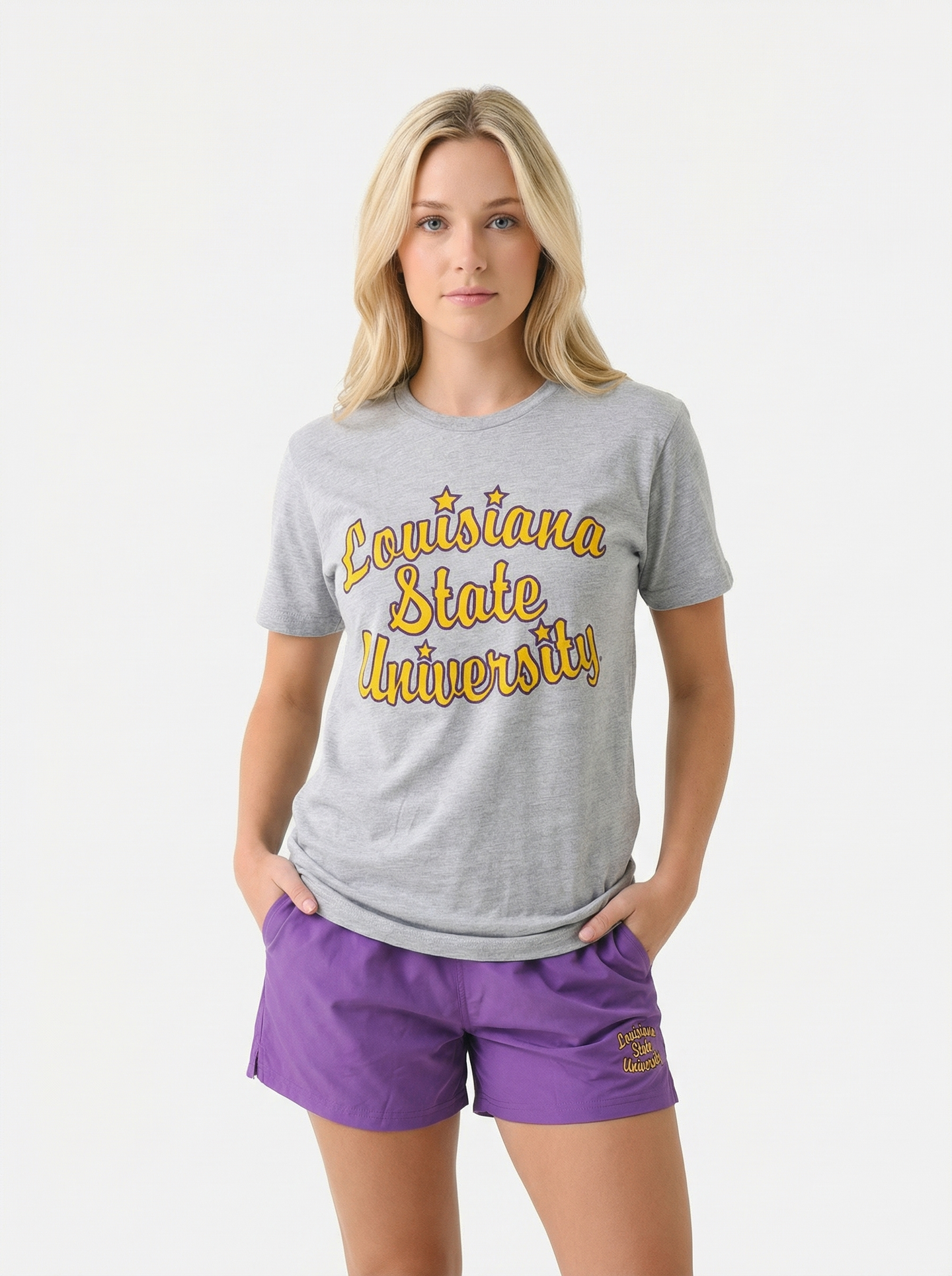 LSU Tigers Women's | "Retro Louisiana State Univ Script" T-Shirt