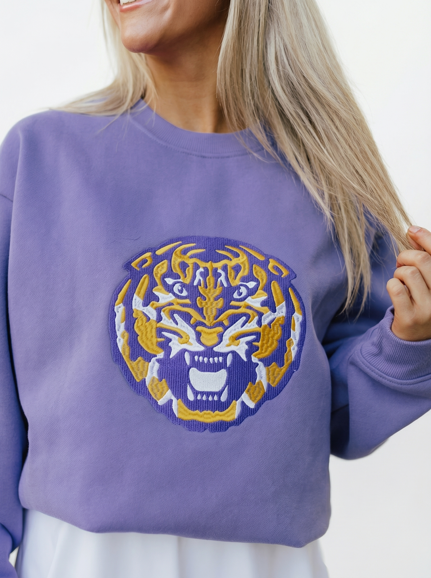 LSU Tigers Women's | "Mike" Heavyweight Crewneck
