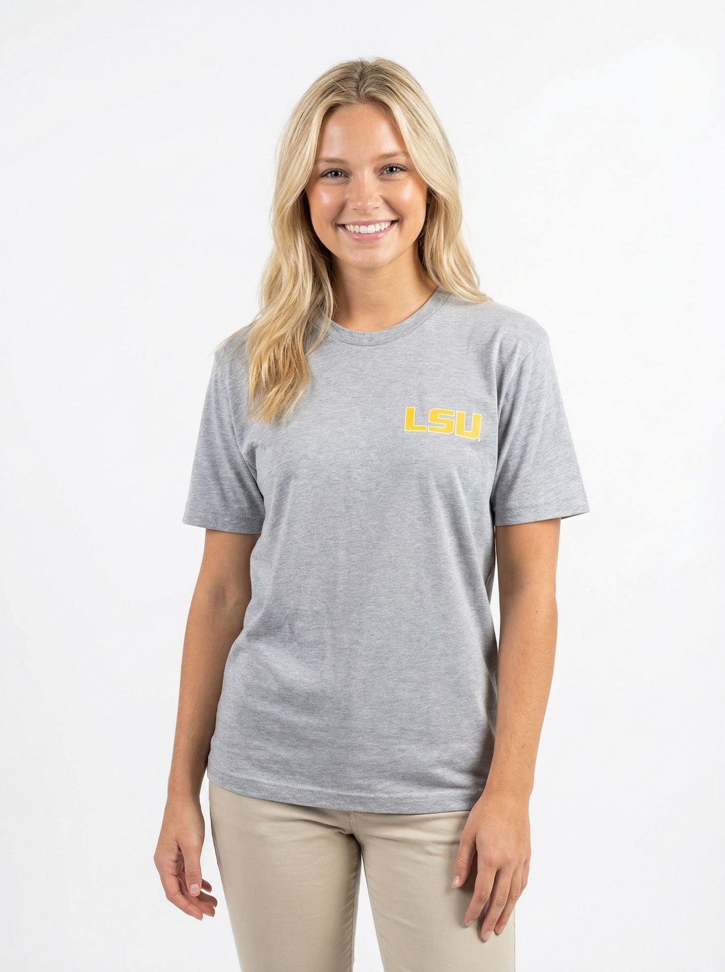 LSU Tigers Women's | "Death Valley" Grey T-Shirt