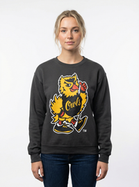 Kennesaw State The Varsity Vault Unisex | "Retro Walking Hooty" Black Crewneck