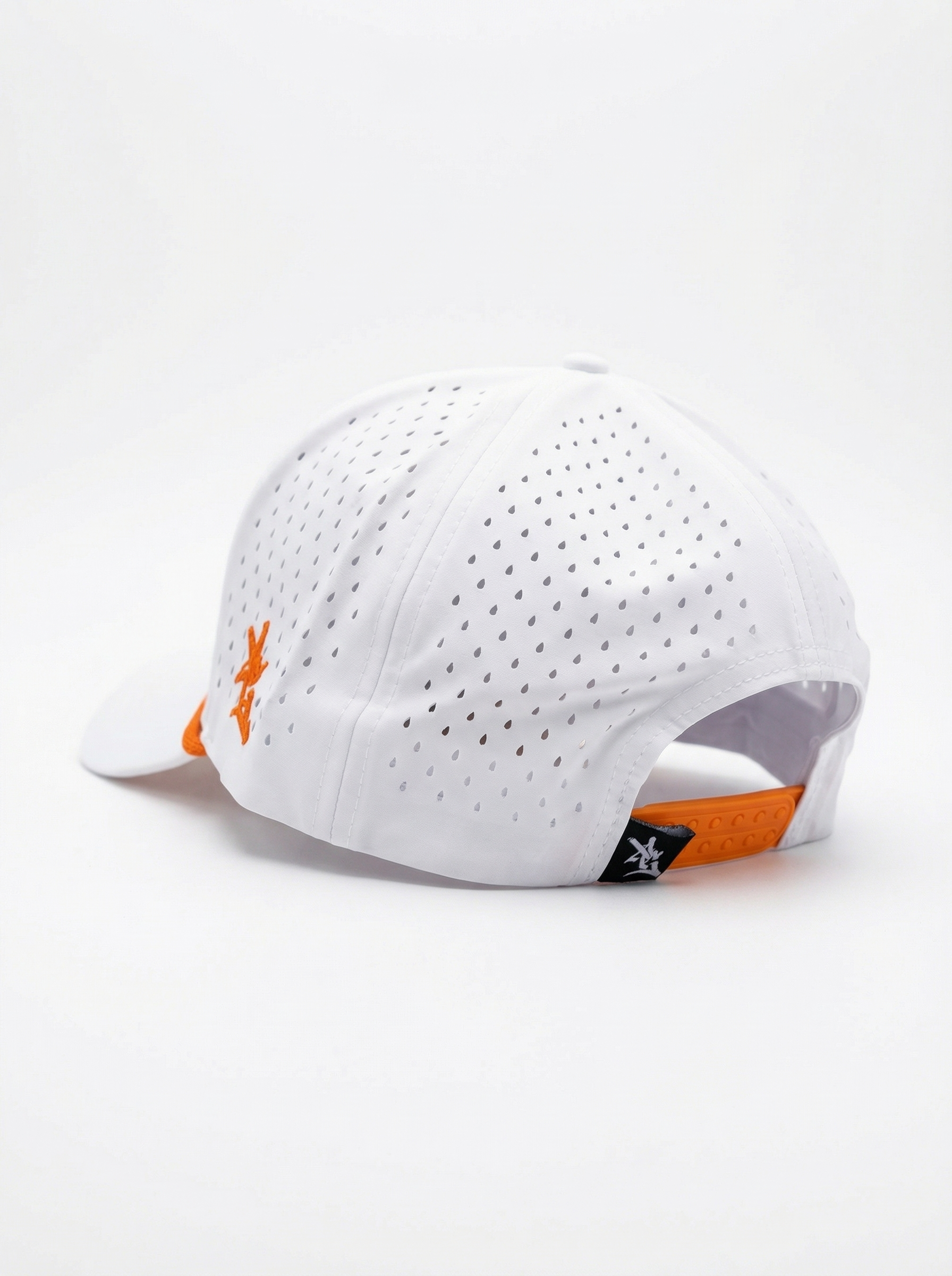 Syracuse Unisex | "Standard S Roped" White Moisture Wicking Hat