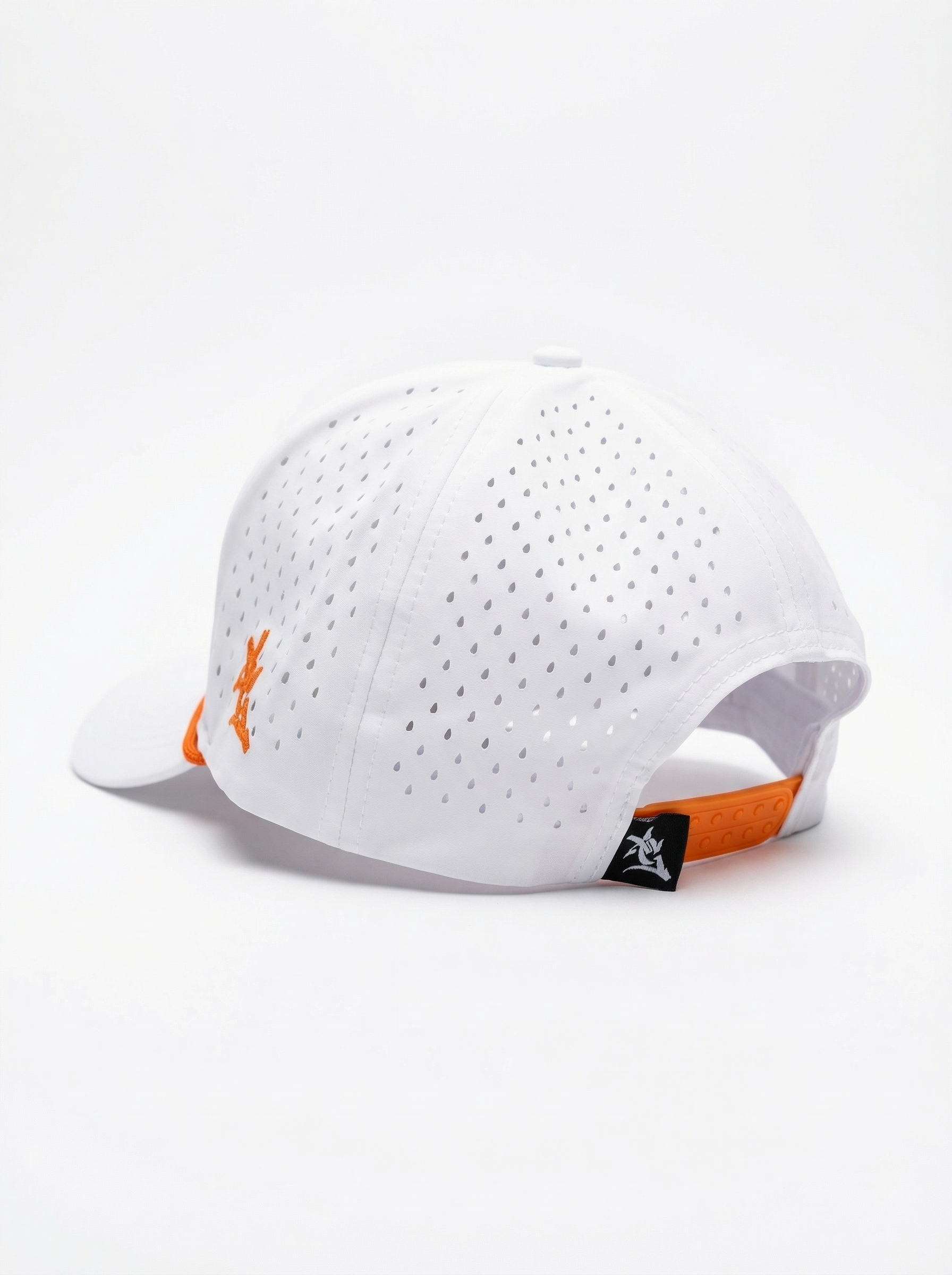Syracuse Unisex | "Otto Roped" White Moisture Wicking Hat