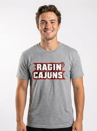 Louisiana Lafayette Men's | "Rajin Cajuns" T-Shirt