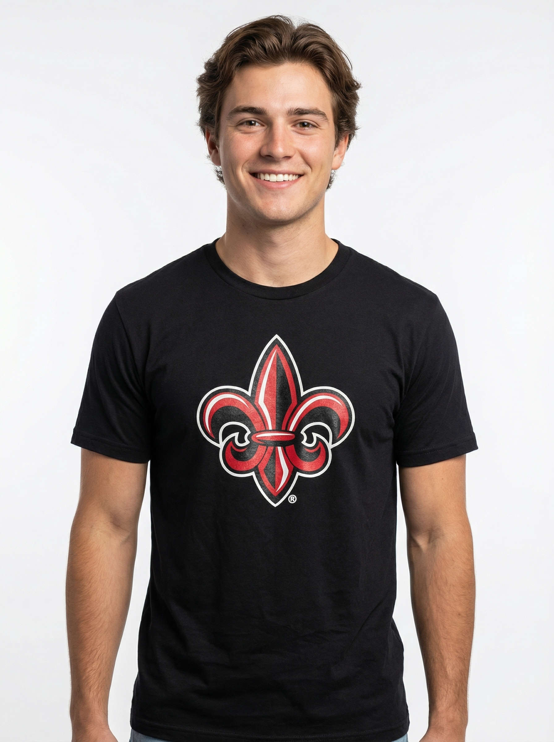 Louisiana Lafayette Men's | "Fleur-de-lis" T-Shirt