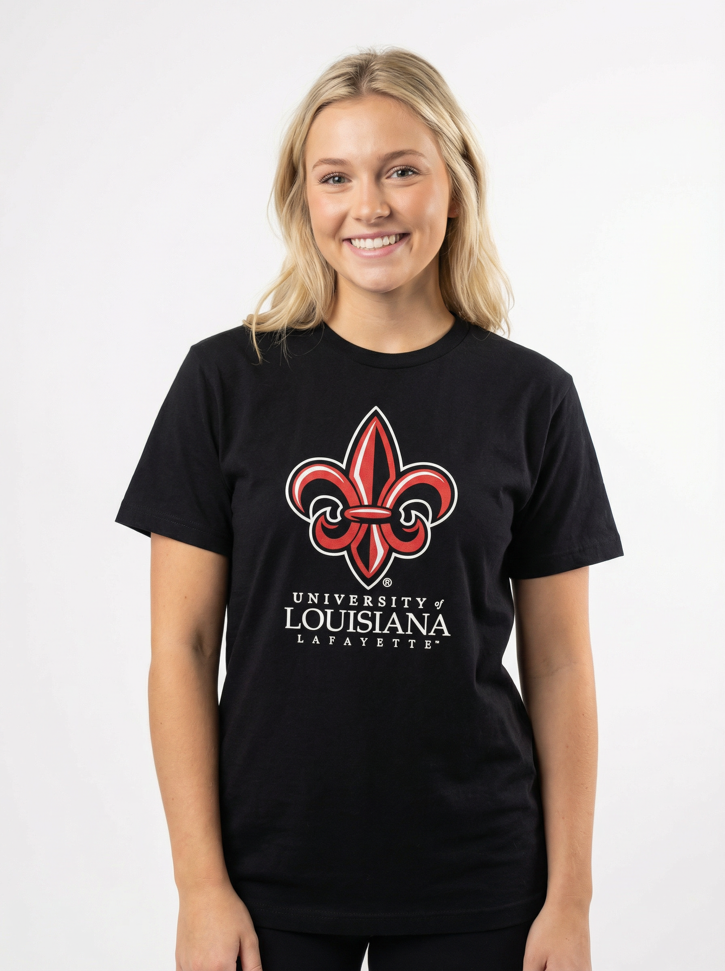 Louisiana Lafayette Women's | "Fleur-de-lis University of Louisiana" T-Shirt