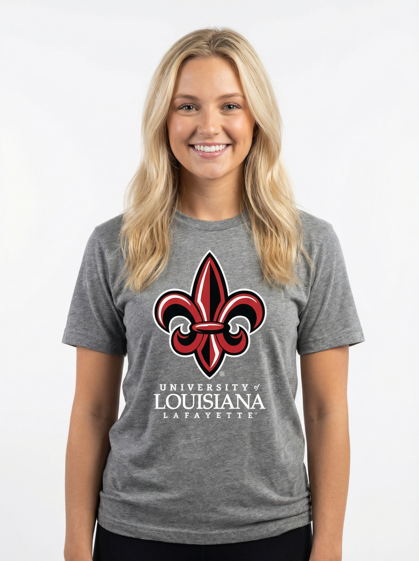 Louisiana Lafayette Women's | "Fleur-de-lis University of Louisiana" T-Shirt