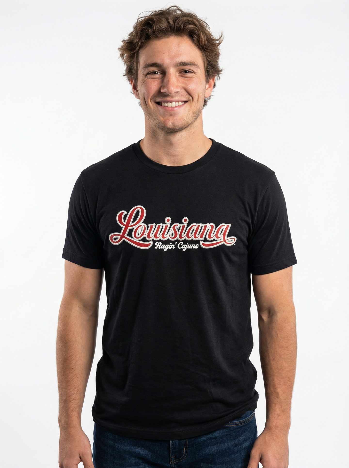 Louisiana Lafayette Men's | "Louisiana Ragin Cajuns" T-Shirt