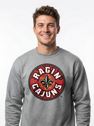 Louisiana Lafayette Men's | "Circle Ragin Cajuns" Crew Neck