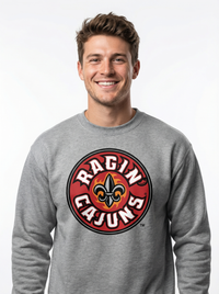 Louisiana Lafayette Men's | "Circle Ragin Cajuns" Crew Neck
