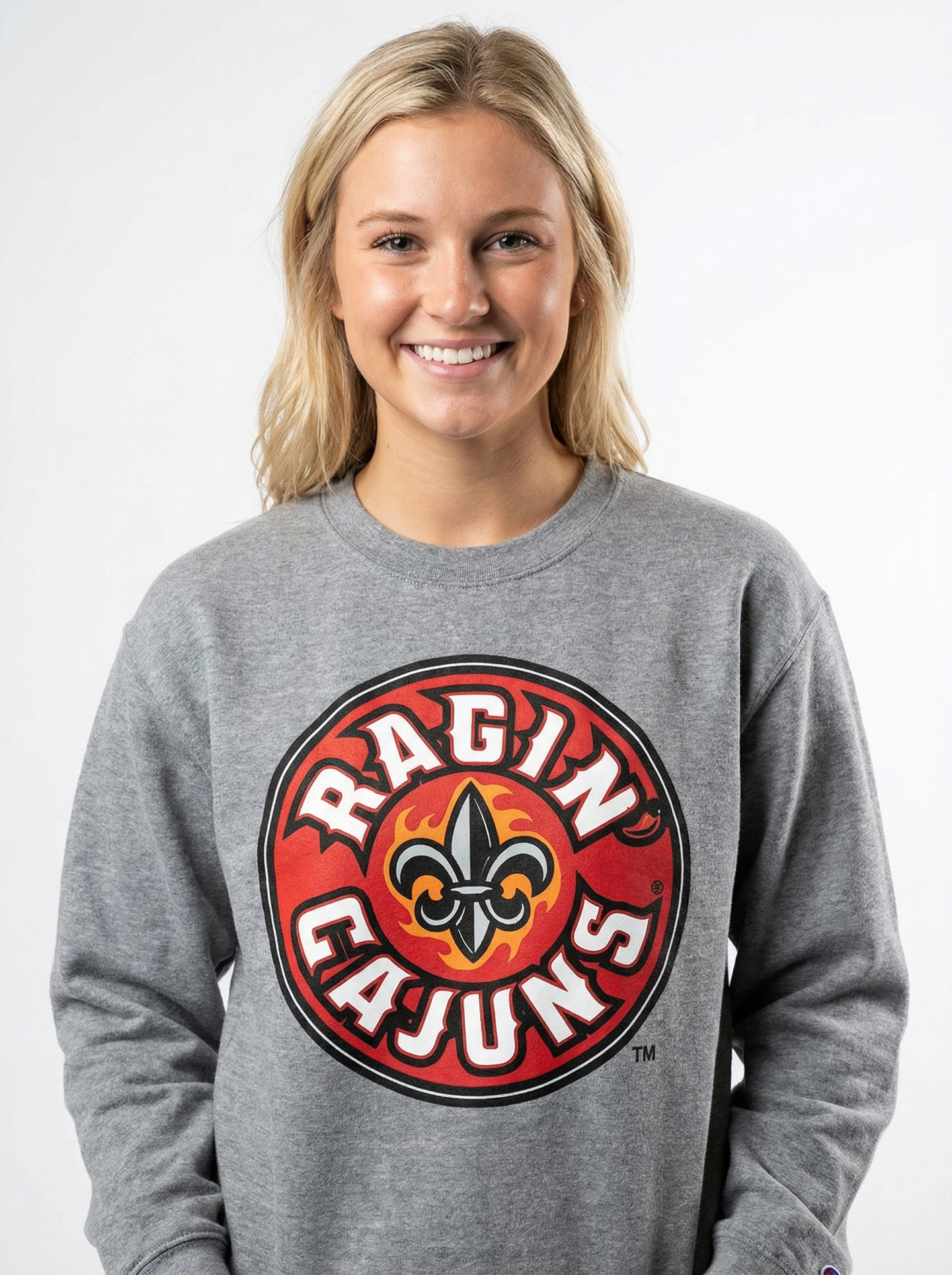 Louisiana Lafayette Women's | "Circle Ragin Cajuns" Crew Neck