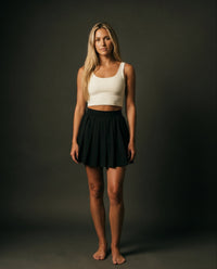 The Onyx | Pleated Skort