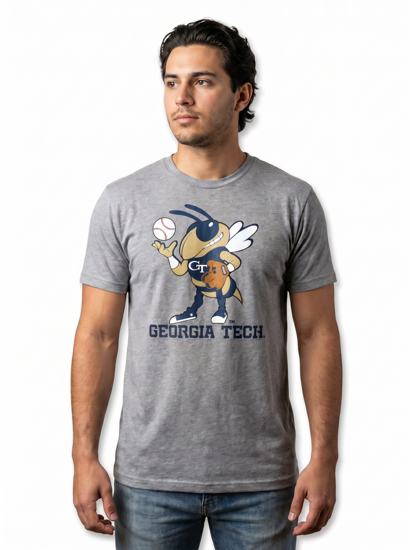 GT Yellowjackets Men's Baseball Buzz "Grand Slam" | Tee