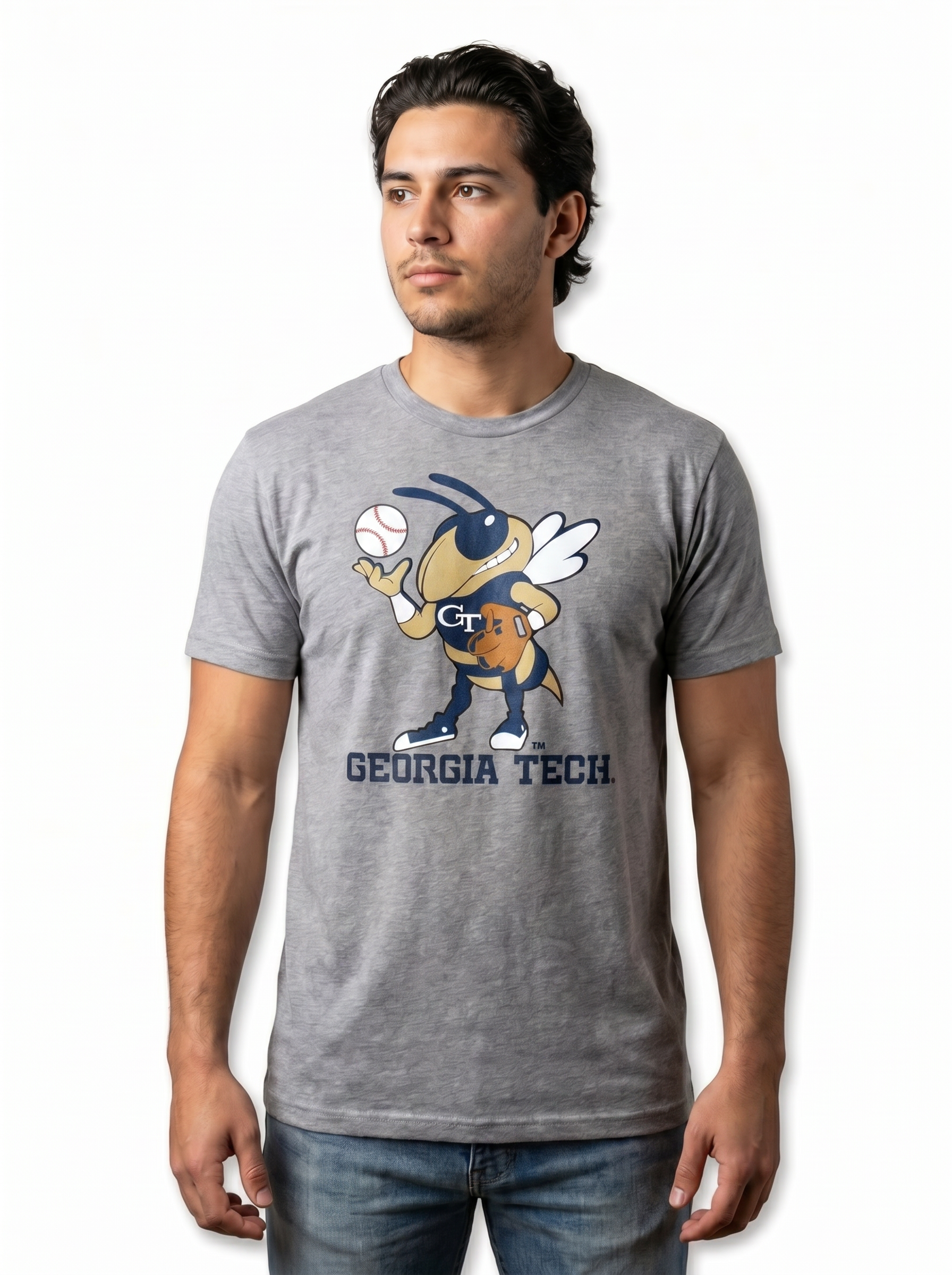 GT Yellowjackets Men's Baseball Buzz "Grand Slam" | Tee