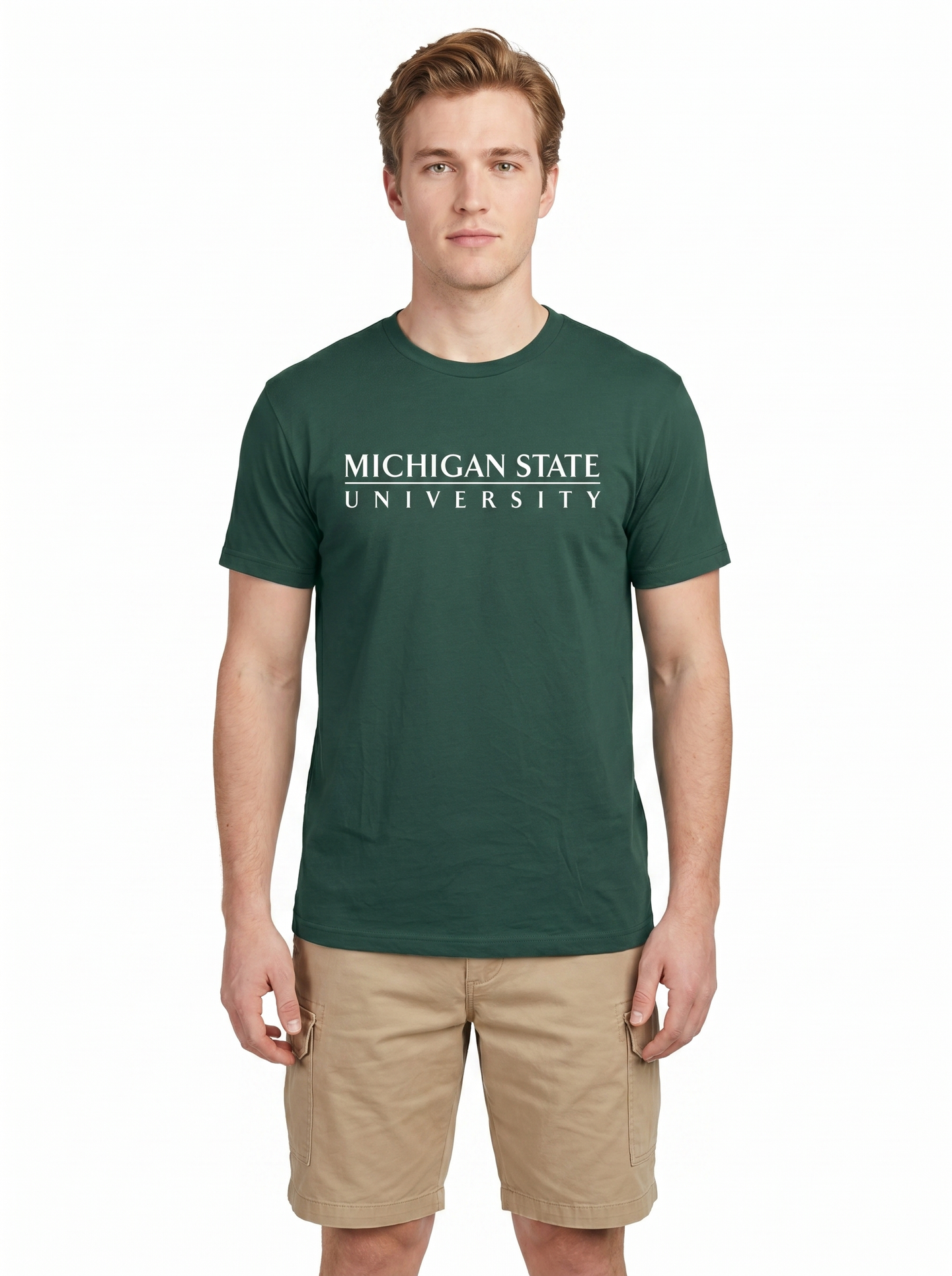 Michigan State Spartans Men's | "Michigan State University" Tee