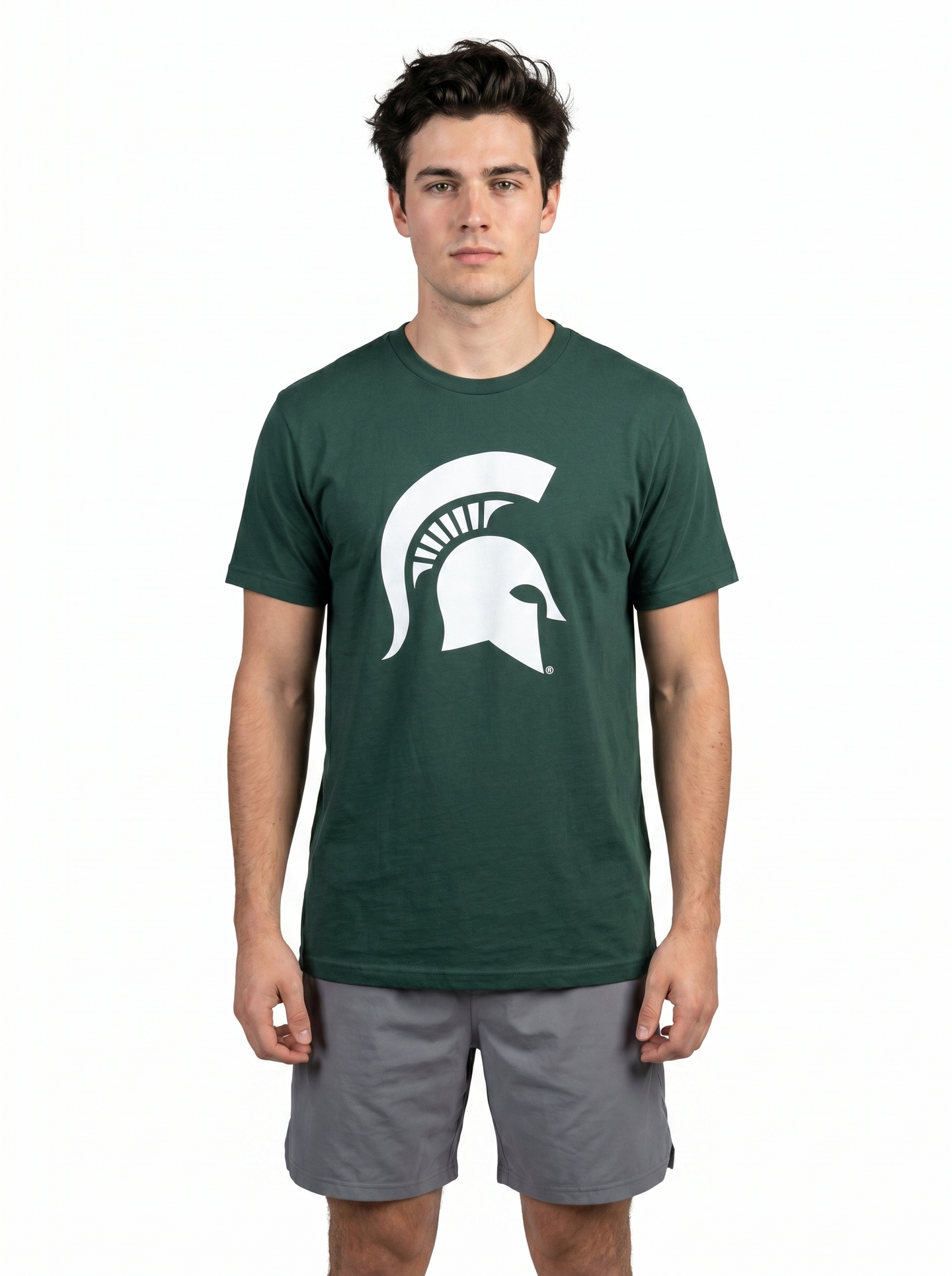 Michigan State Spartans Men's | "Spartan Helmet" Tee