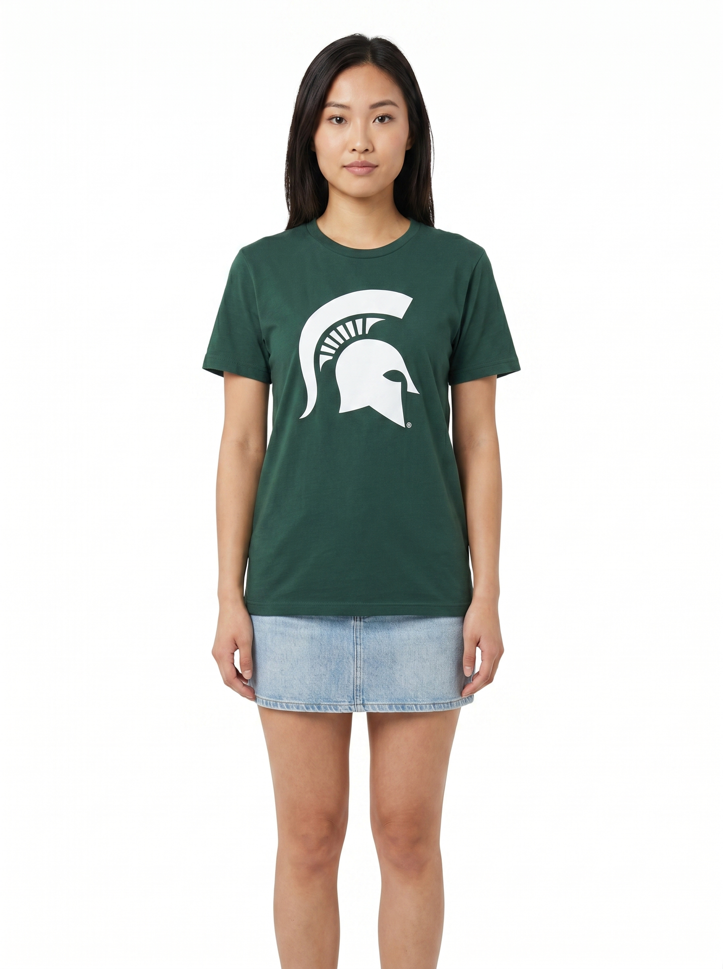 Michigan State Spartans Women's | "Spartan Helmet" Tee