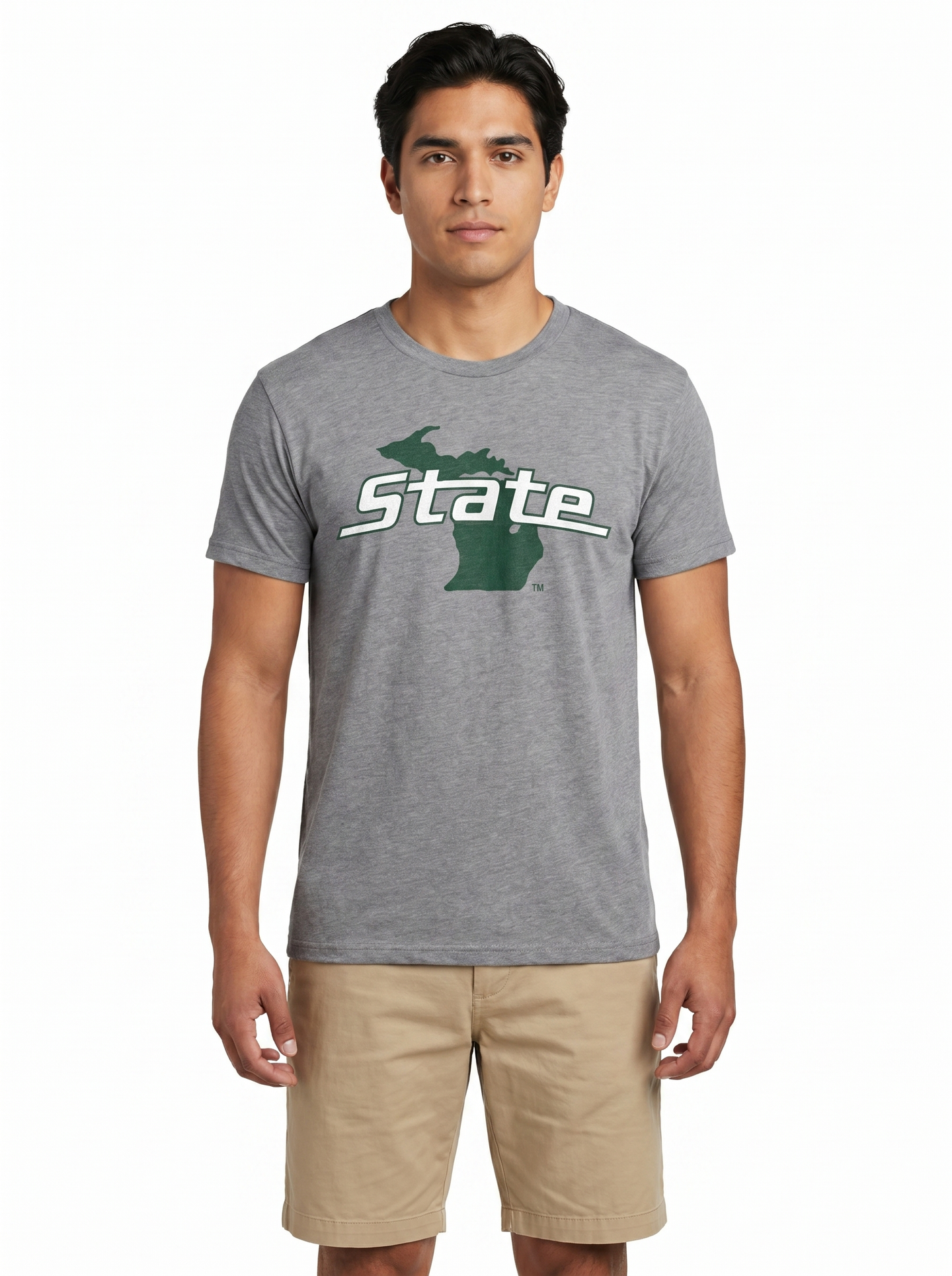 Michigan State Spartans Men's | "State Outline" Tee