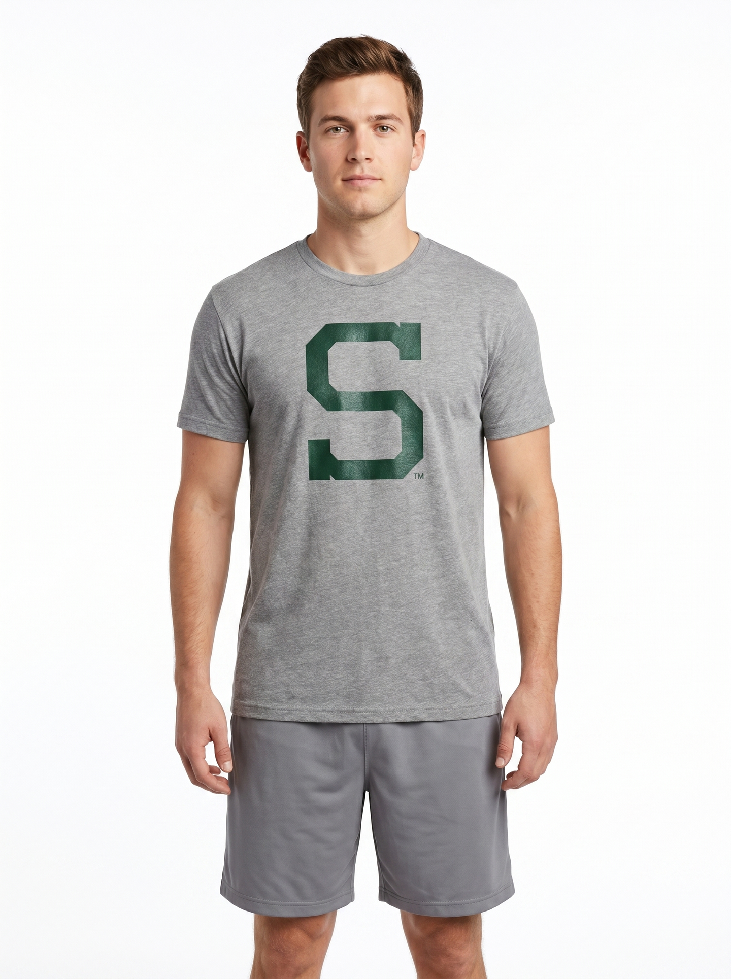 Michigan State Spartans Men's | "Block S" Tee