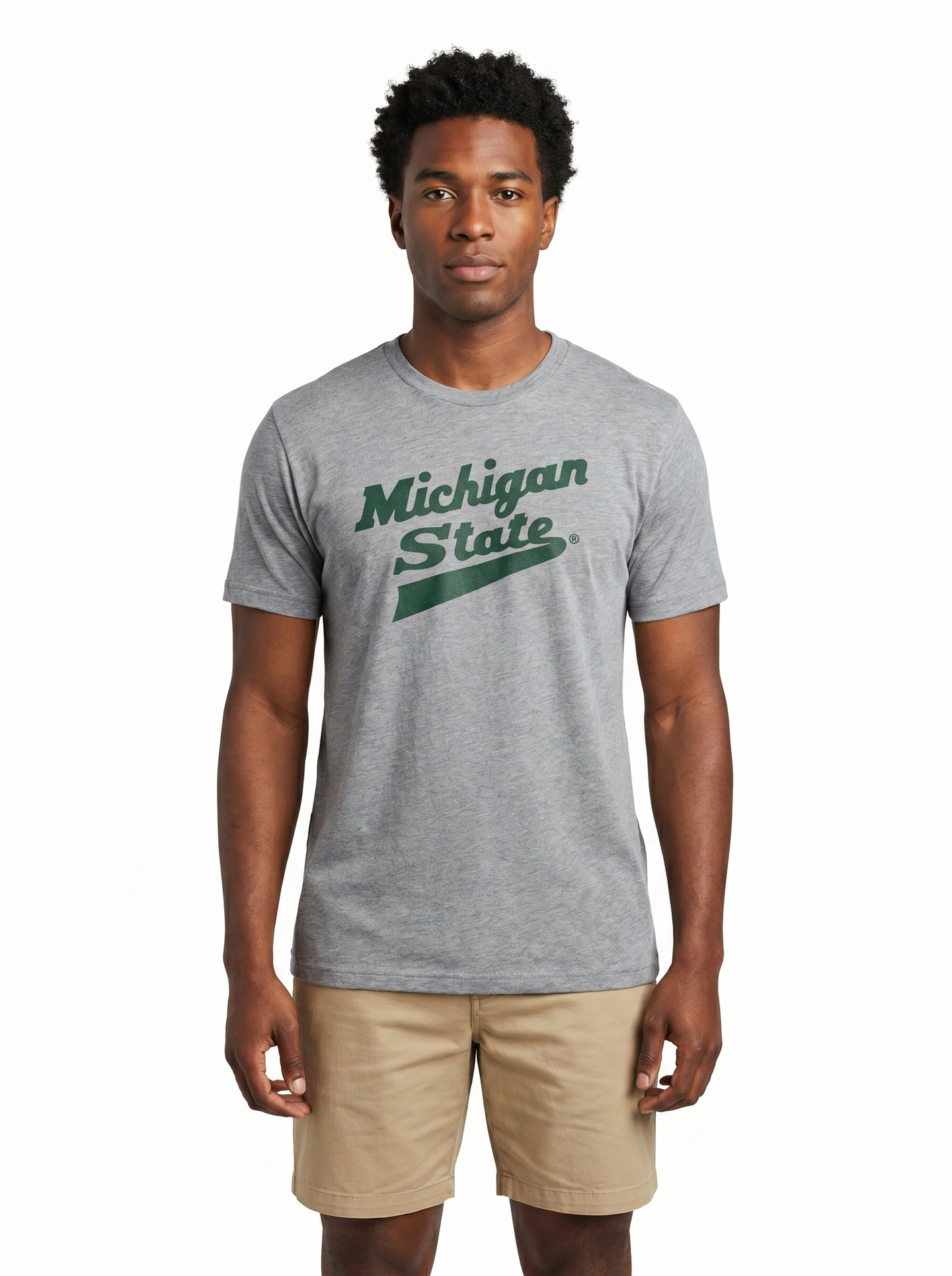 Michigan State Spartans Men's | "Michigan State Script" Tee