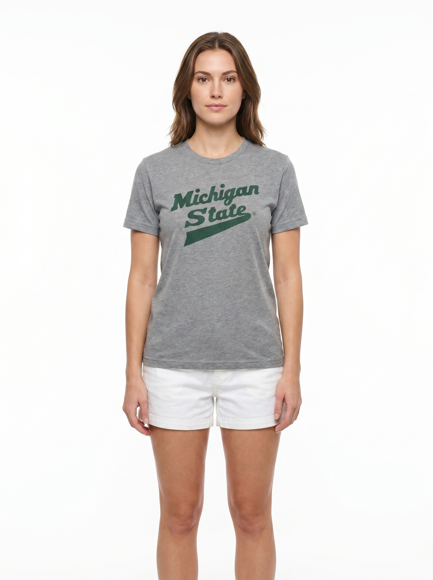 Michigan State Spartans Women's | "Michigan State Script" Tee