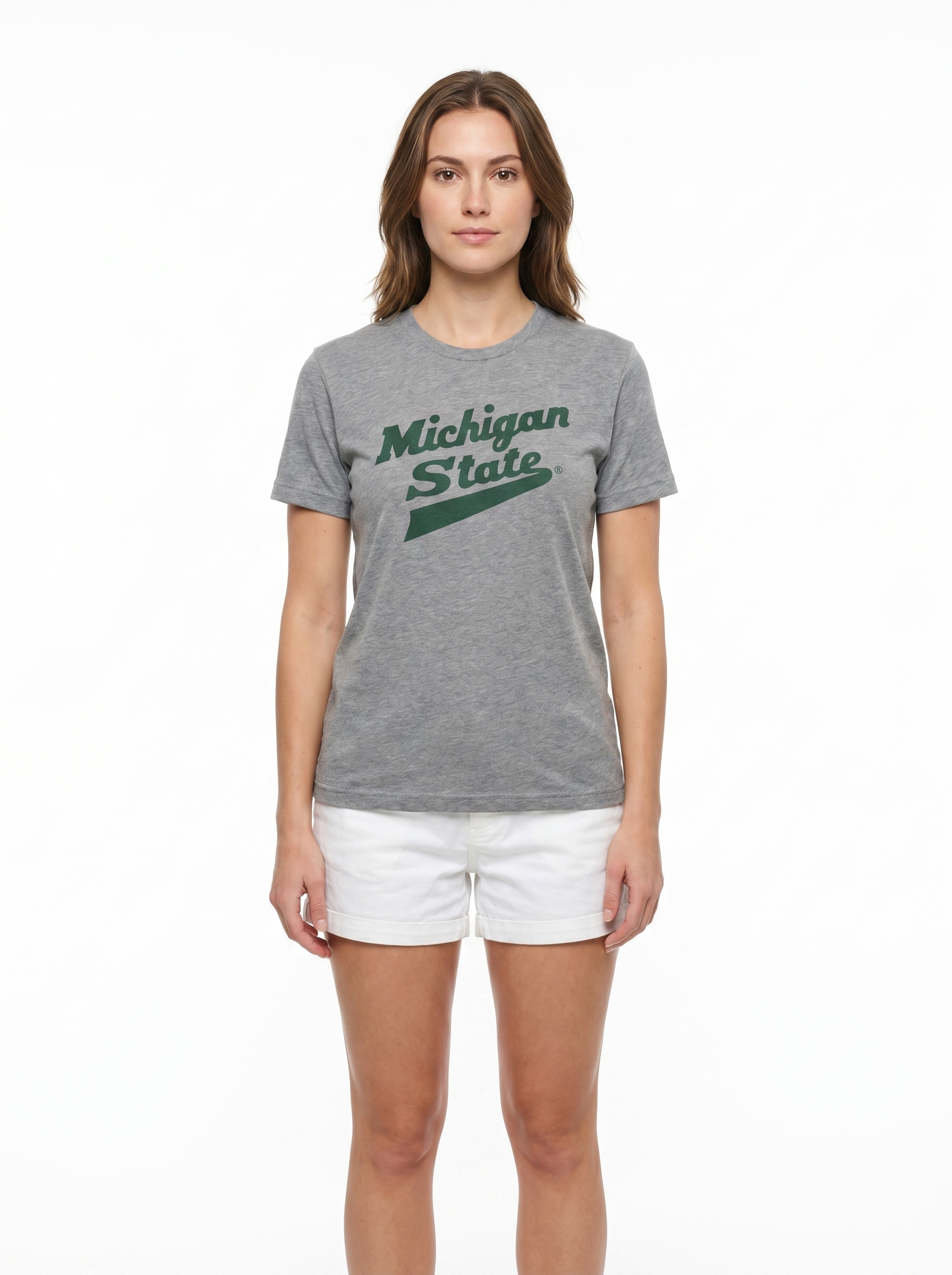Michigan State Spartans Women's | "Michigan State Script" Tee
