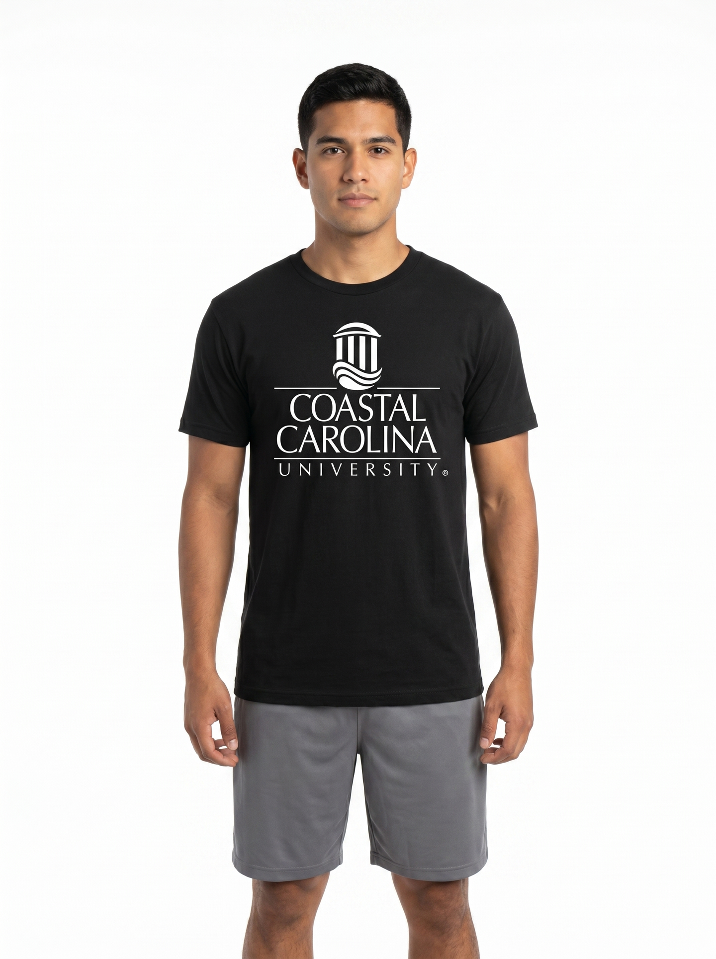Coastal Carolina Chanticleers Men's | "Column Logo" Tee