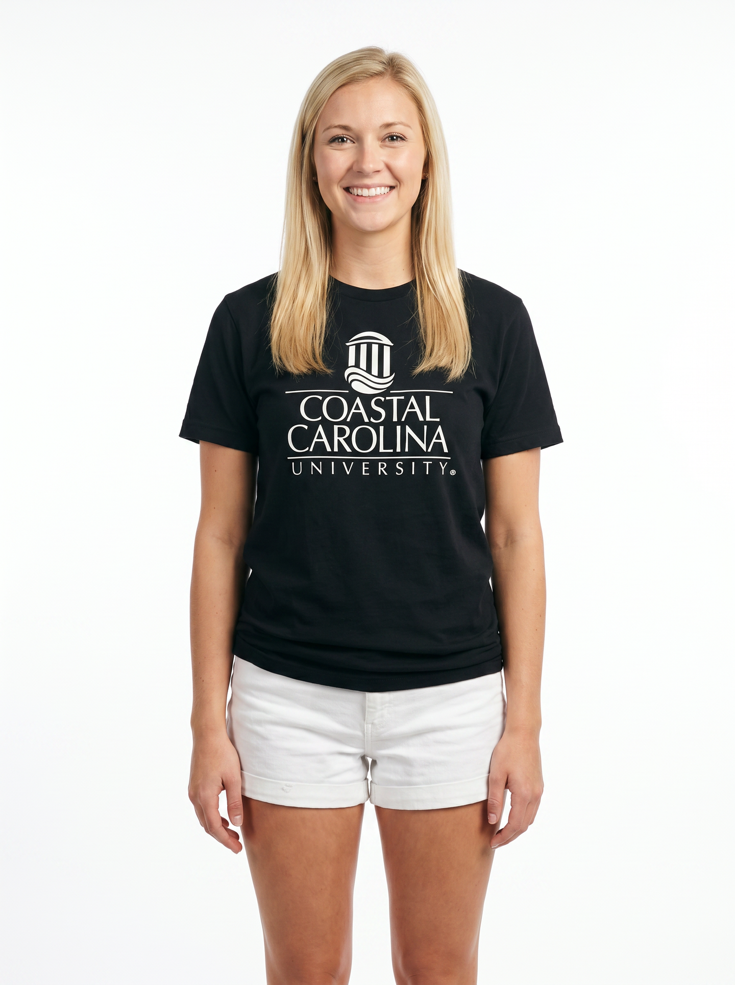 Coastal Carolina Chanticleers Women's | "Column Logo" Tee