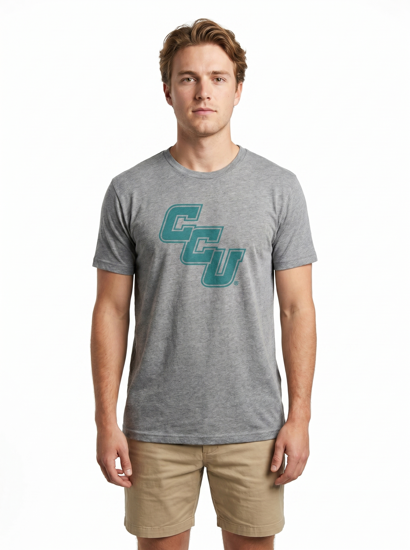 Coastal Carolina Chanticleers Men's | "CCU Stacked" Tee