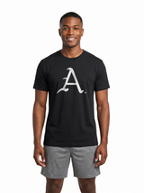 Arkansas Razorbacks Men's | "Script A Black" Tee