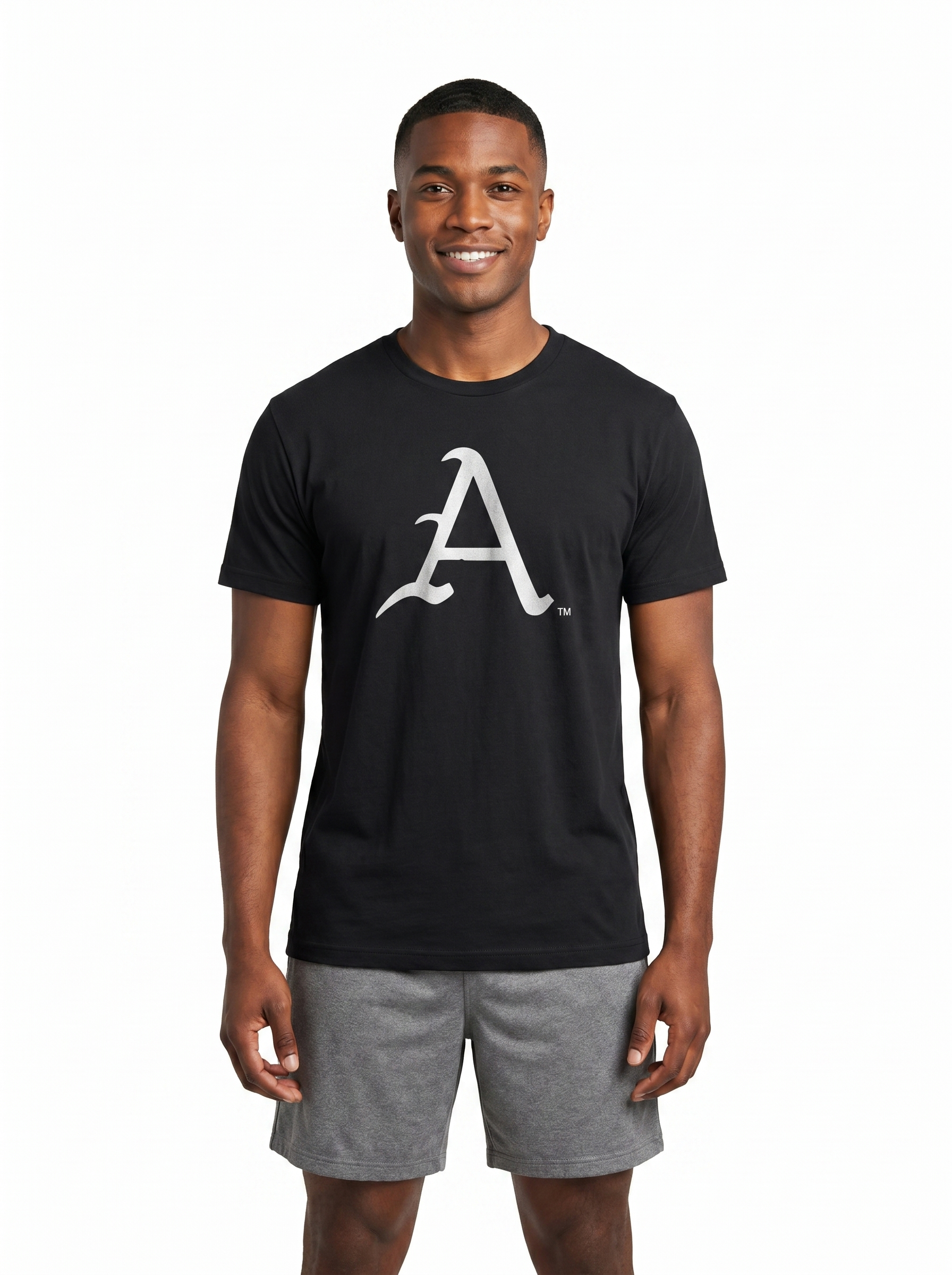 Arkansas Razorbacks Men's | "Script A Black" Tee