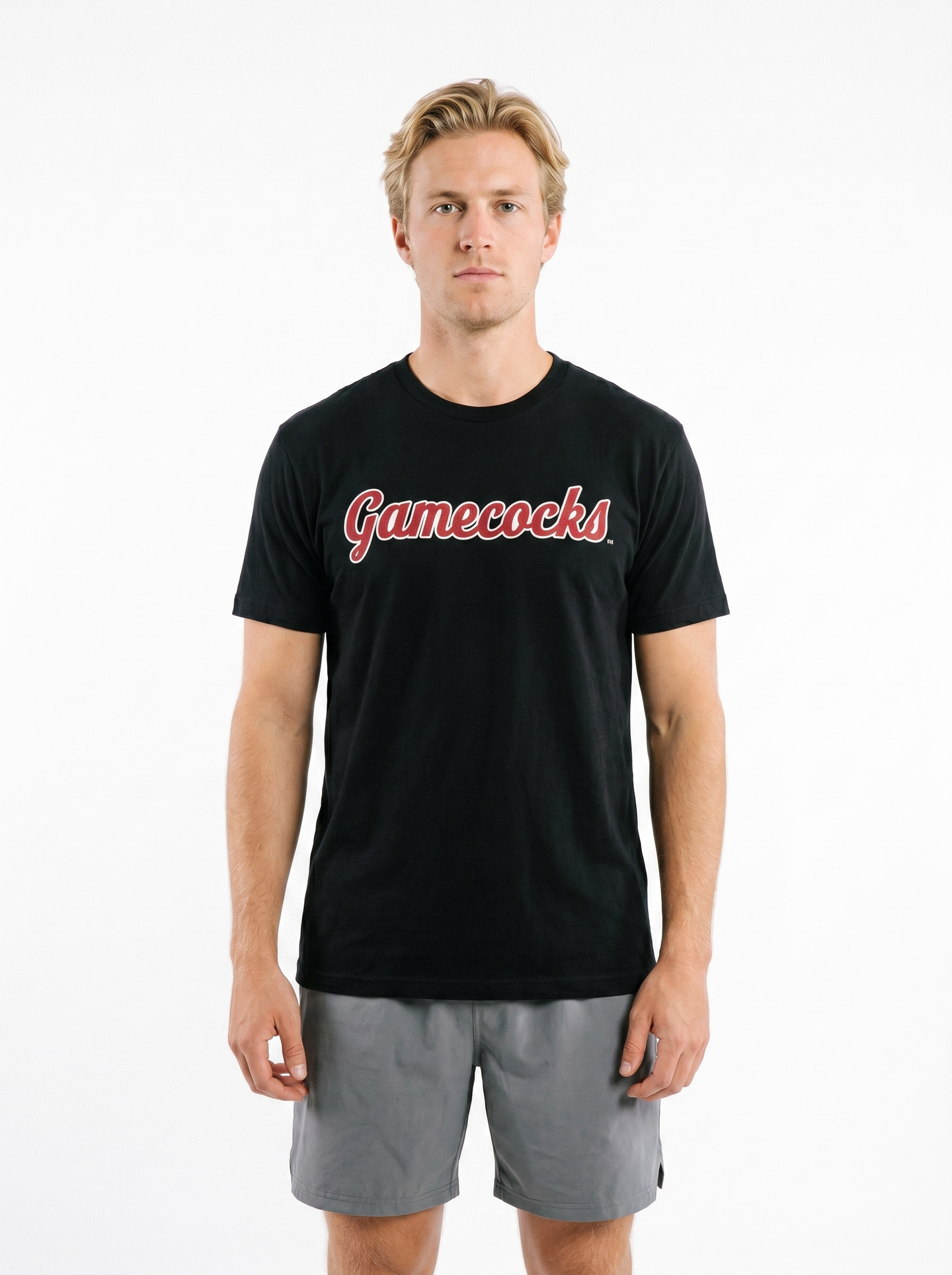 Jacksonville State Gamecocks Men's | "Gamecocks Script Black" Tee