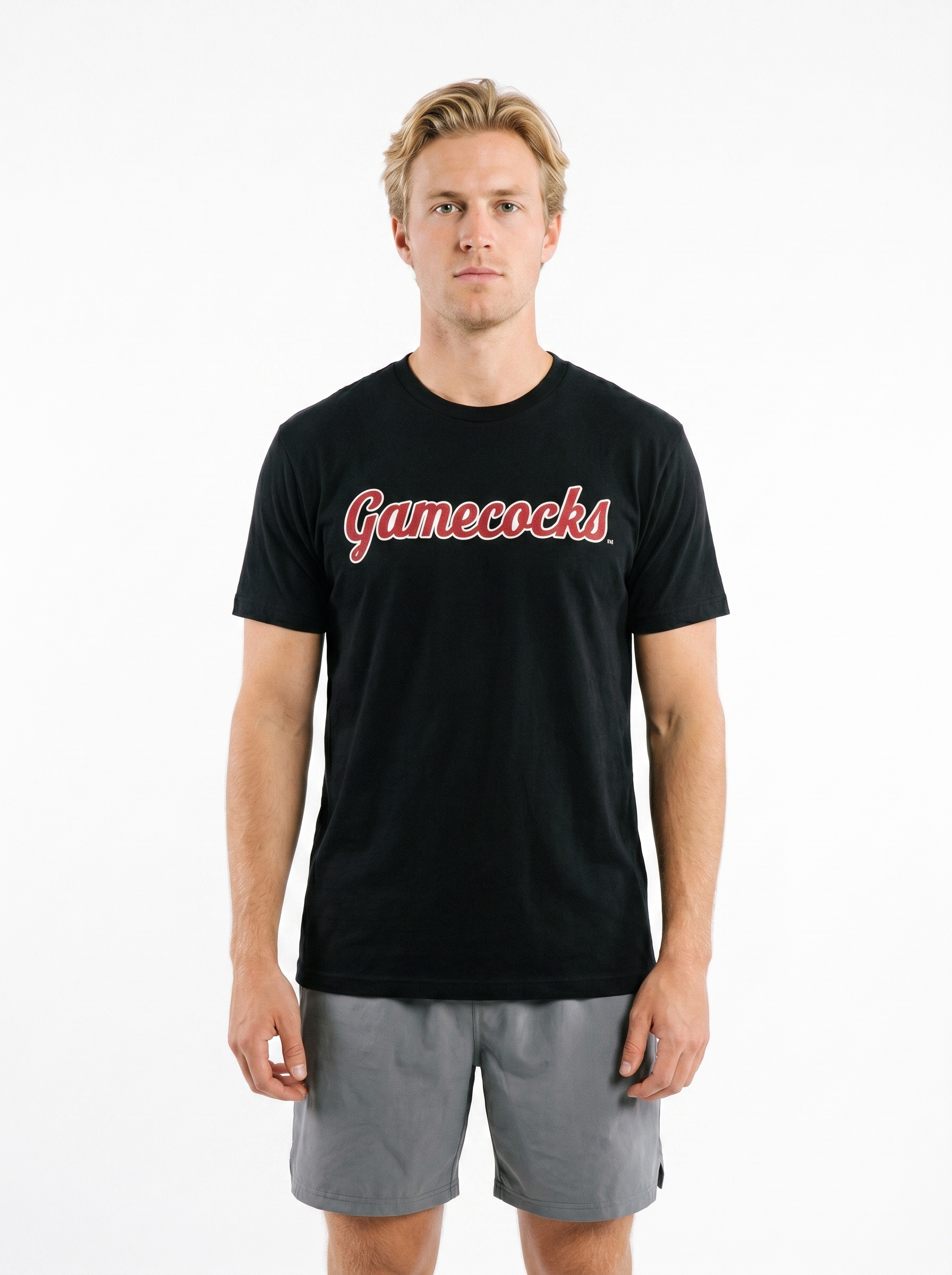 Jacksonville State Gamecocks Men's | "Gamecocks Script Black" Tee