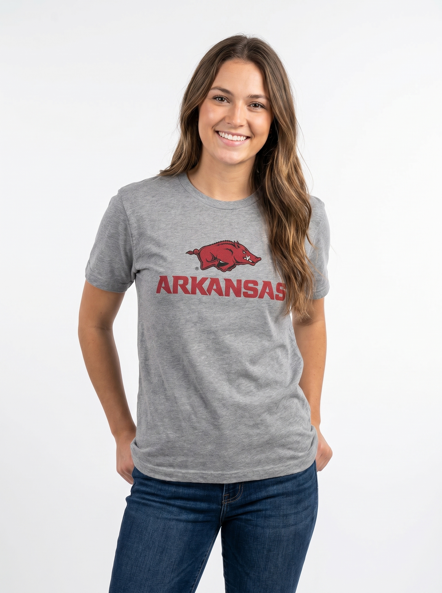 Arkansas Razorbacks Women's | "Razorback Lockup" Tee