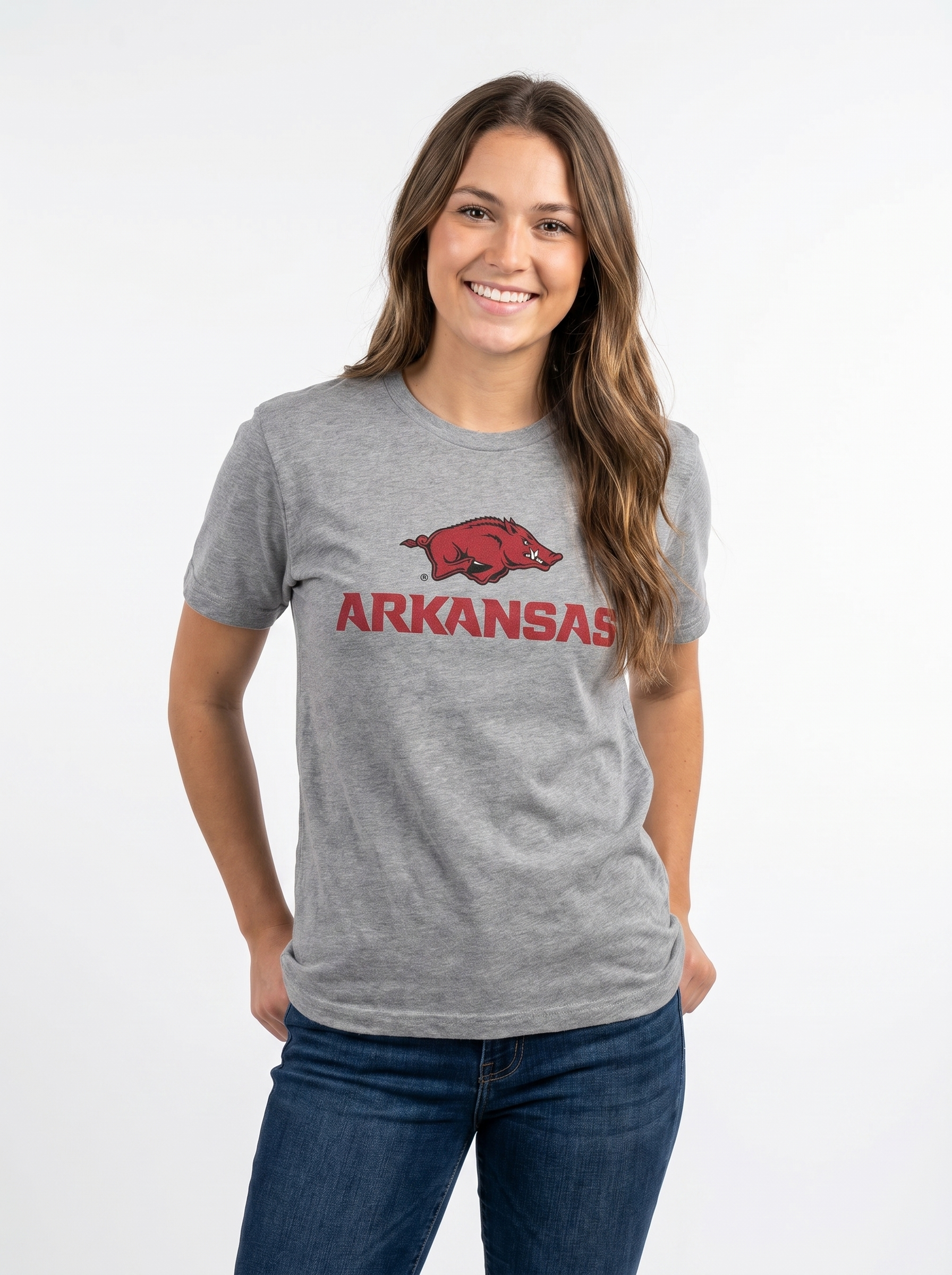 Arkansas Razorbacks Women's | "Razorback Lockup" Tee