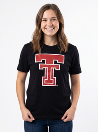 Texas Tech Red Raiders Women's | "Double T Black" Tee