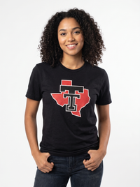 Texas Tech Red Raiders Women's | "Double T State" Tee