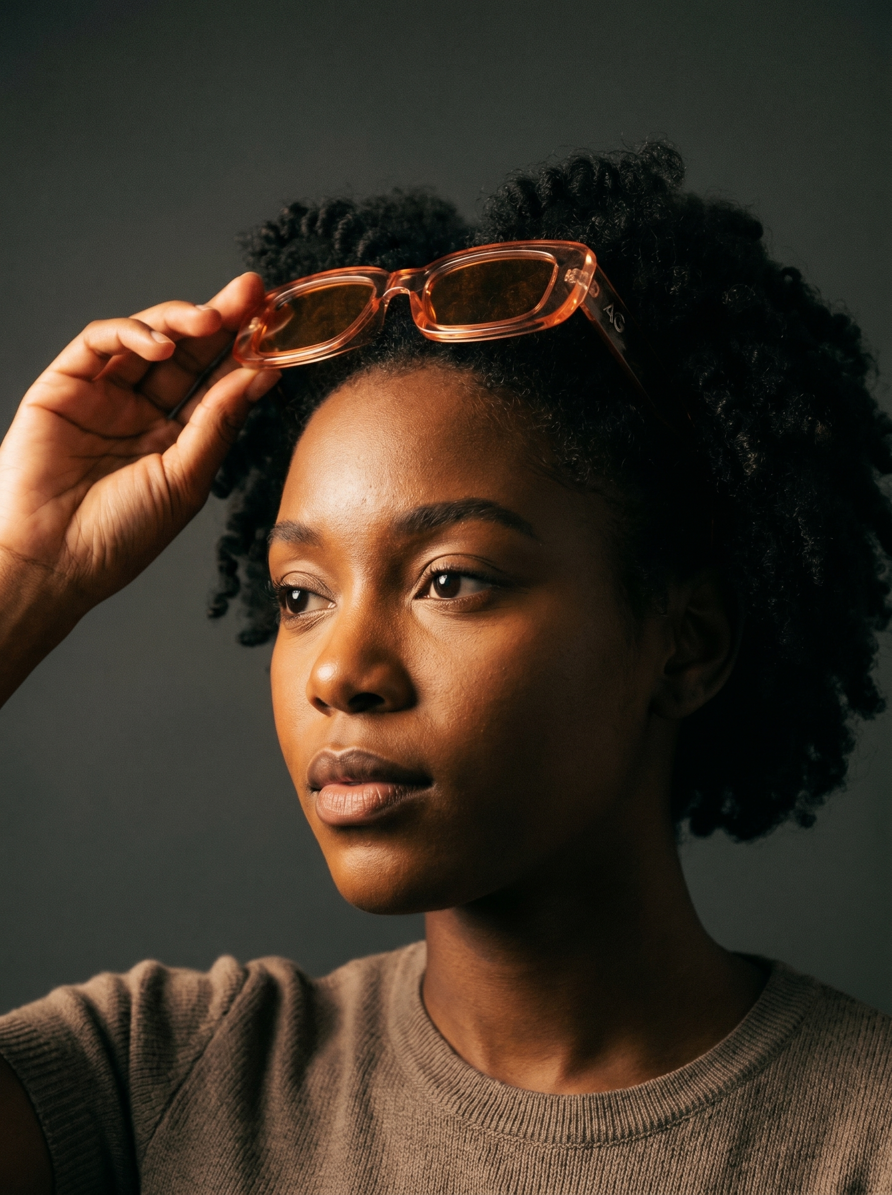 The Paloma Tinted Frames | Peach Fizz