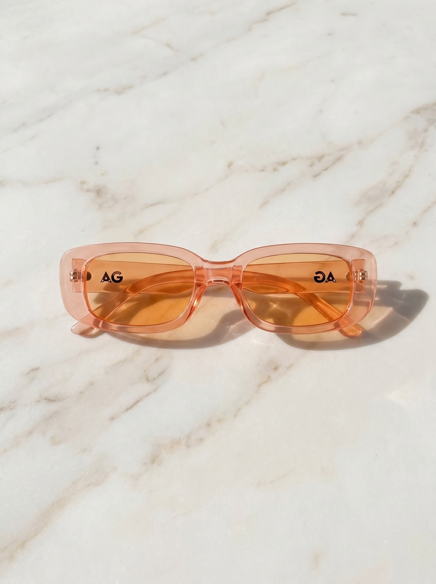The Paloma Tinted Frames | Peach Fizz