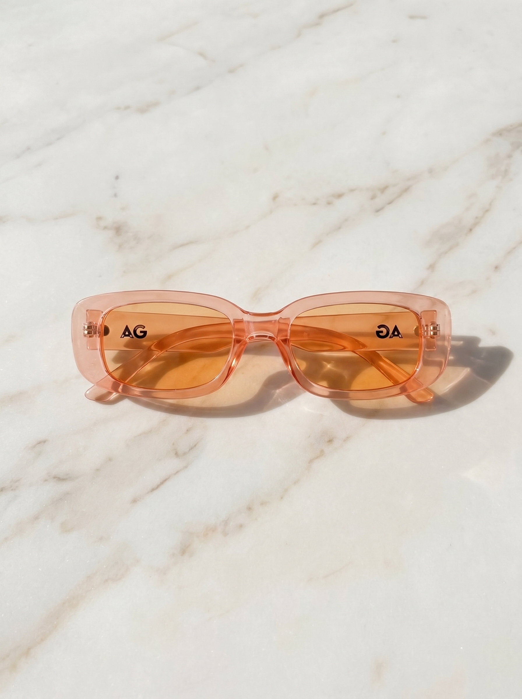 The Paloma Tinted Frames | Peach Fizz