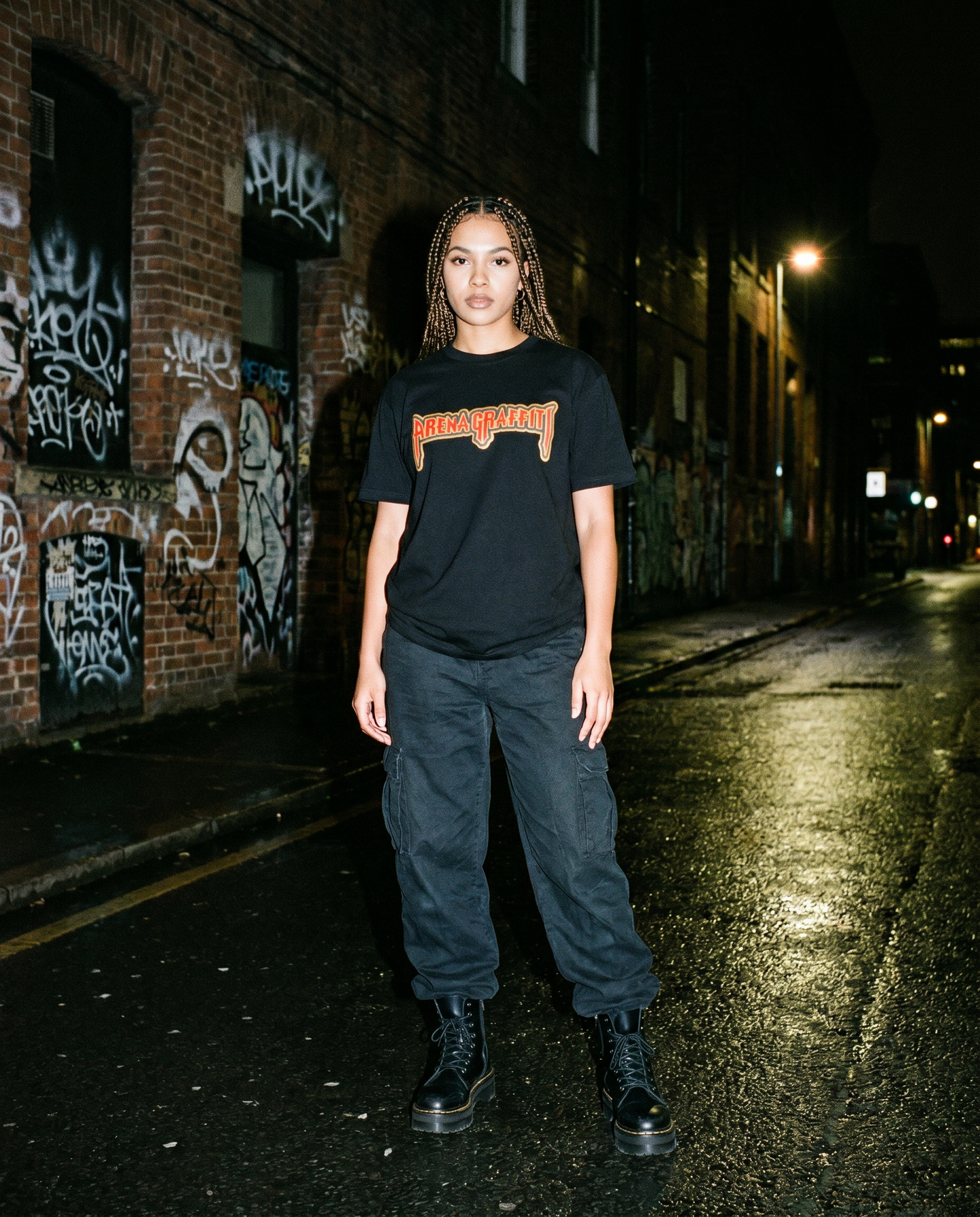The Chrome | Metallic Boxy Tee — Women's