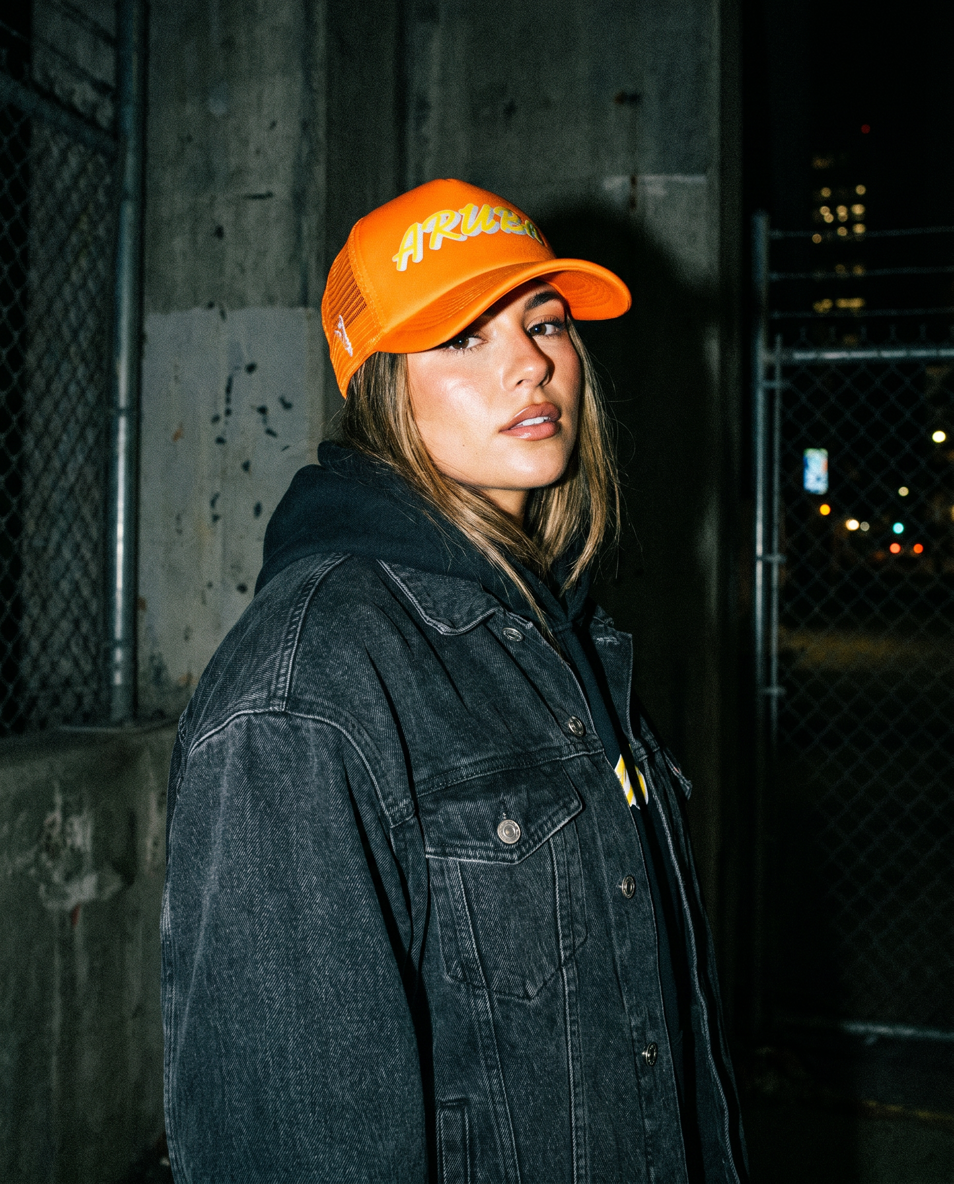 The Aruba | Cap (Orange) — Women's