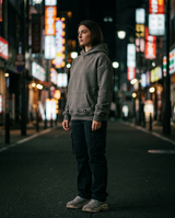 The Standard | Labeled Hoodie (Gray) — Women's