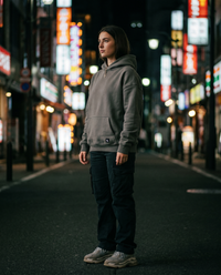 The Standard | Labeled Hoodie (Gray) — Women's
