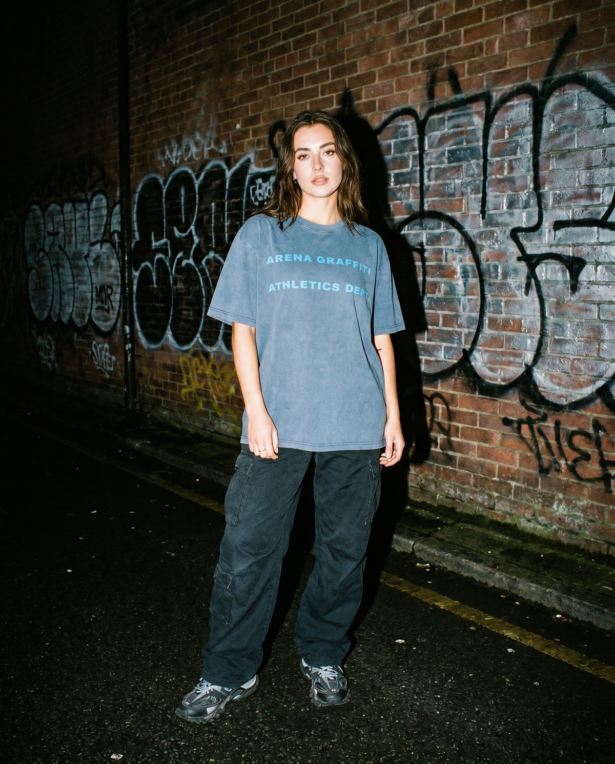 The Athletic Dept | Blue Boxy Tee — Women's