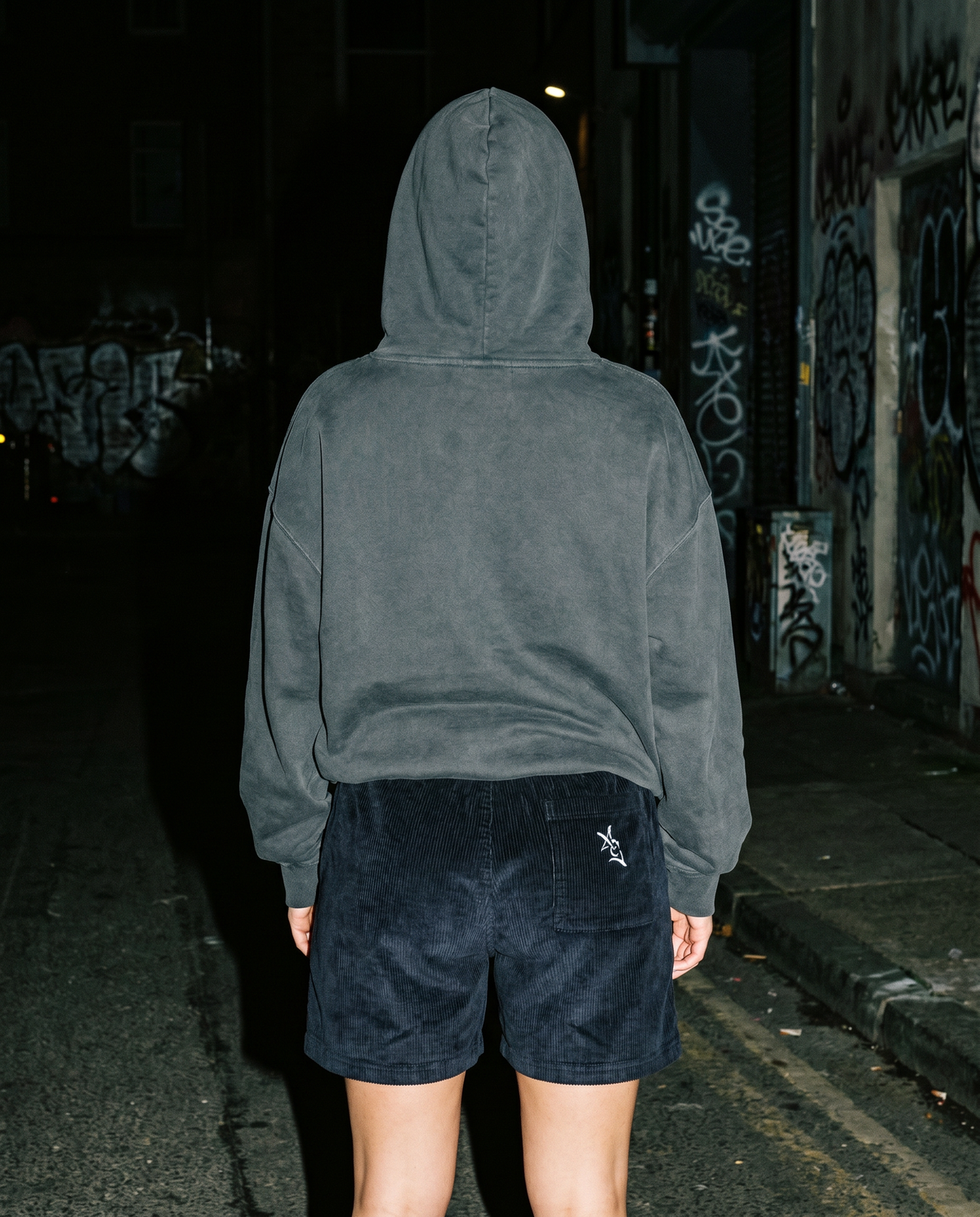 The Boardwalk | Corduroy Short (Black) — Women's